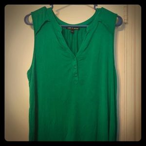 Green tank top